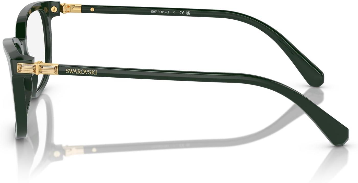imageSwarovski Womens Sk2003 Rectangular Prescription Eyewear FramesEmeraldDemo Lens