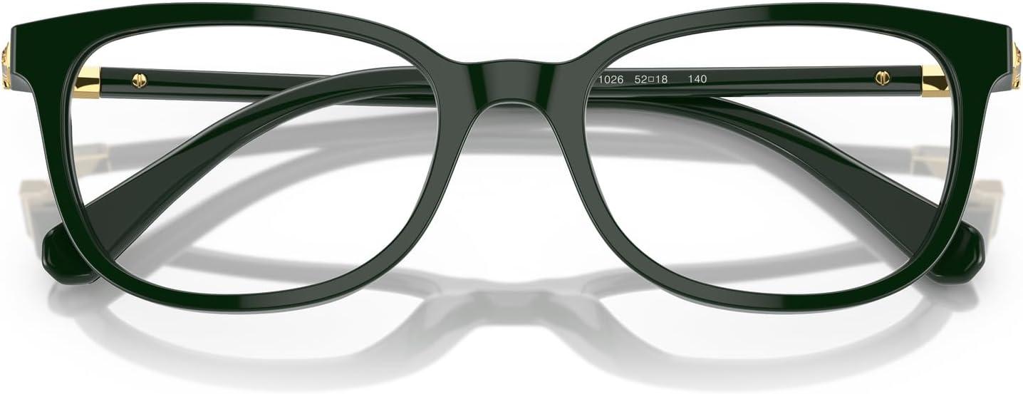 imageSwarovski Womens Sk2003 Rectangular Prescription Eyewear FramesEmeraldDemo Lens