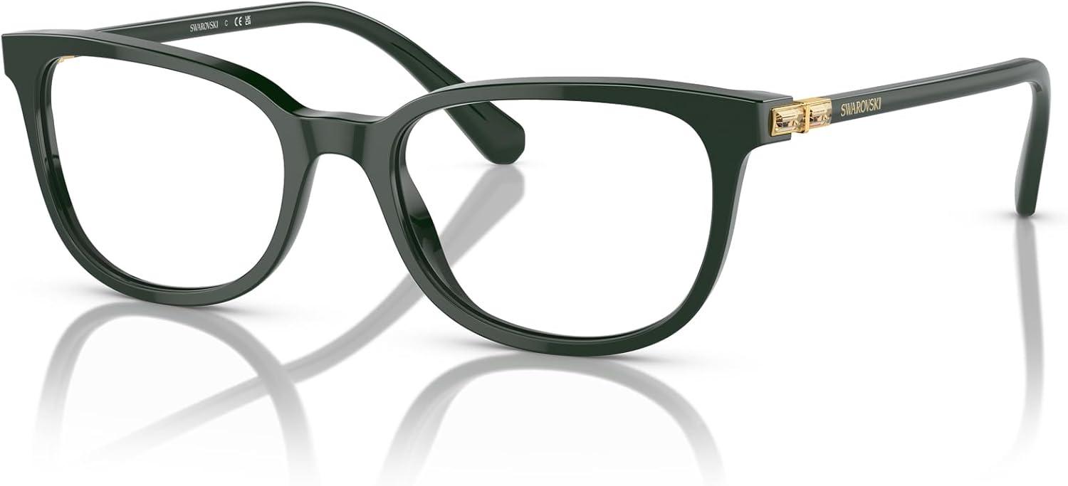 imageSwarovski Womens Sk2003 Rectangular Prescription Eyewear FramesEmeraldDemo Lens