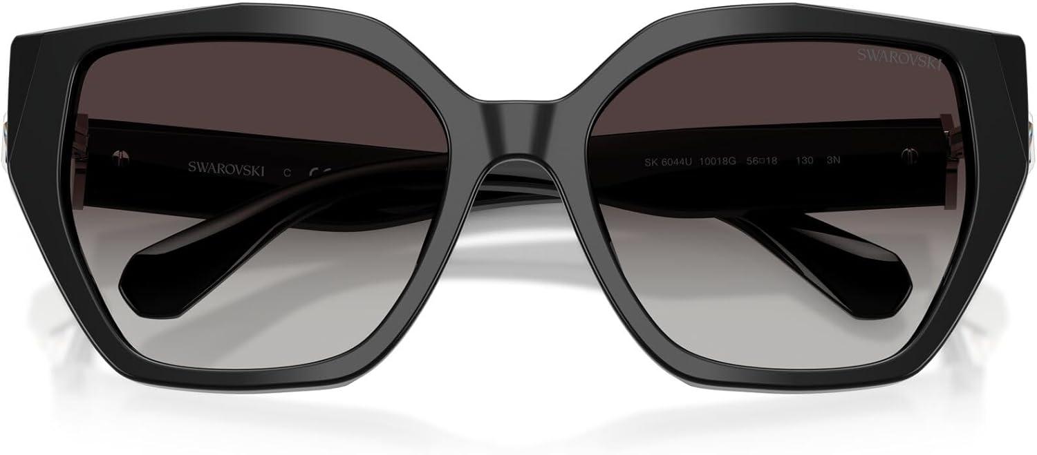 imageSwarovski Womens Sk6044u Universal Fit SunglassesBlackGradient Grey
