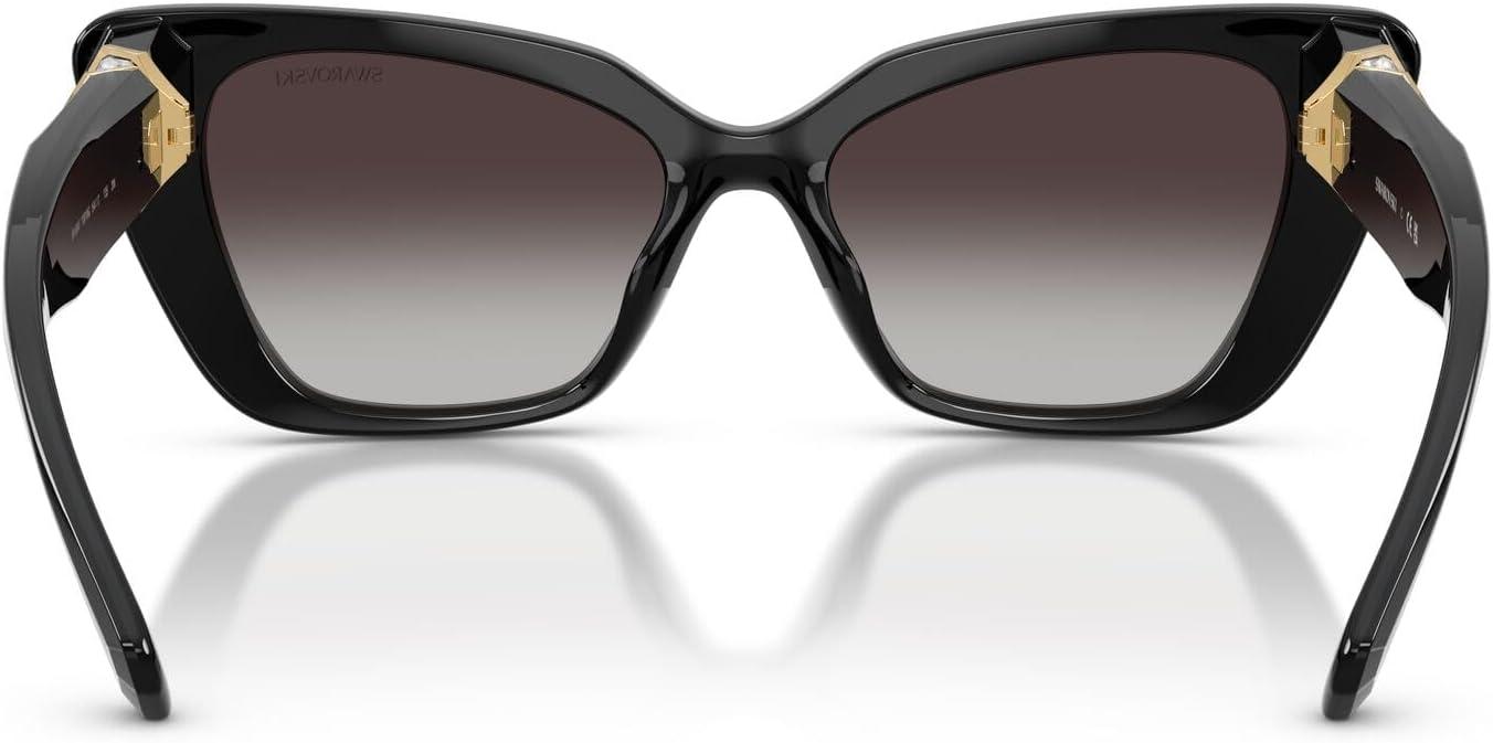 imageSwarovski Womens Sk6047 SunglassesBlackGrey Gradient