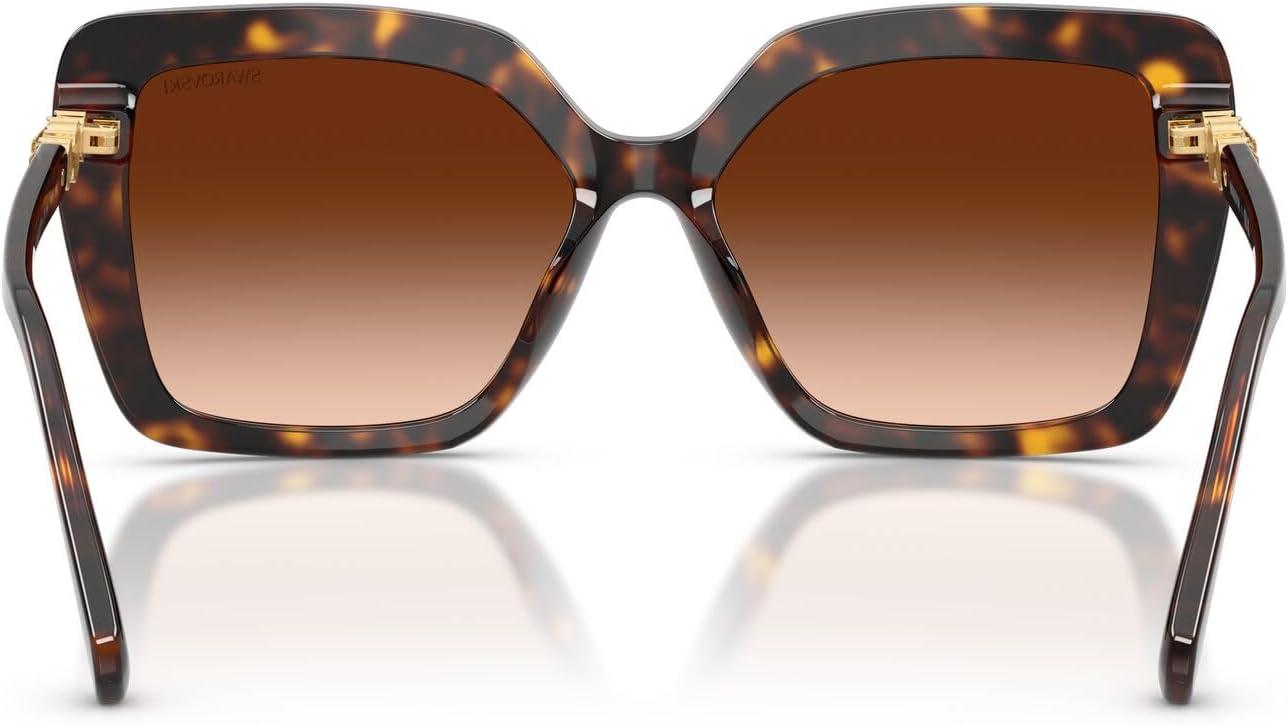 imageSwarovski Womens Sk6049 SunglassesHavanaGradient Brown