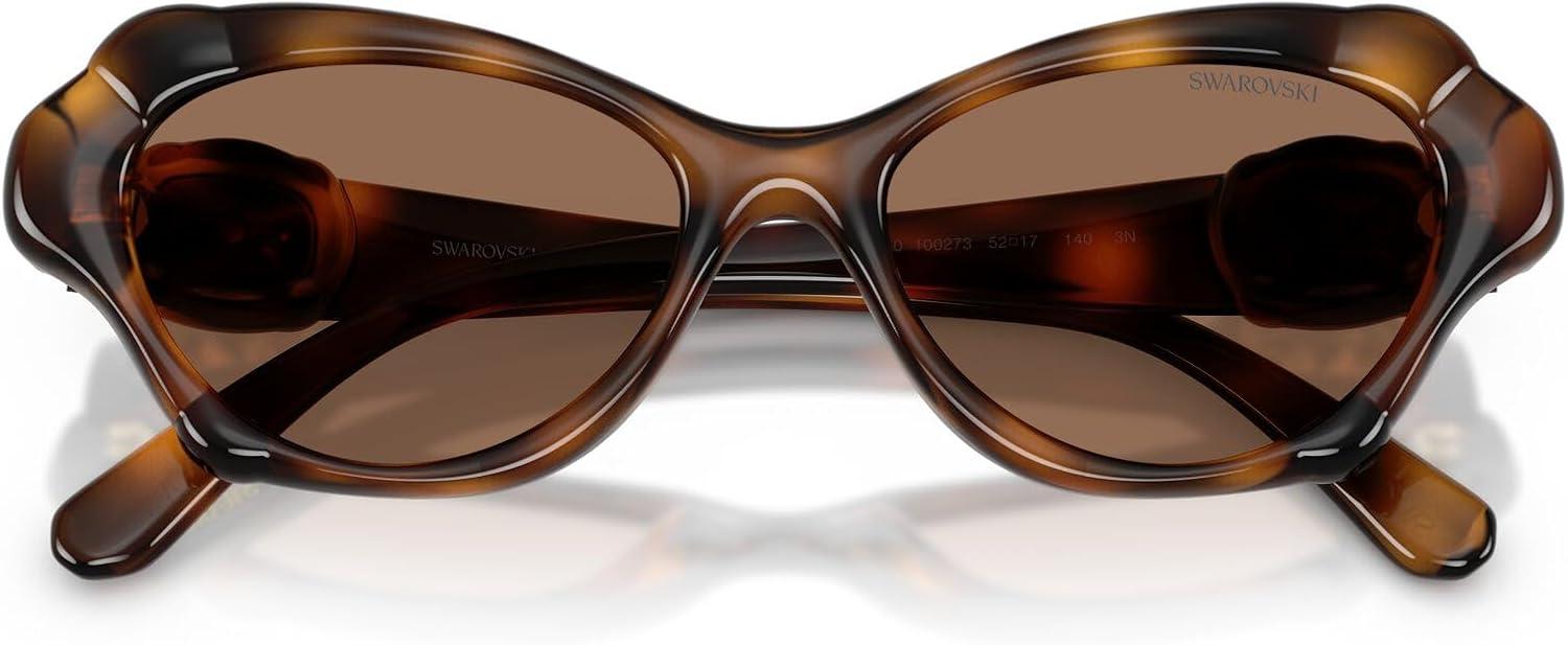 imageSwarovski Womens Sk6050 SunglassesHavanaDark Brown