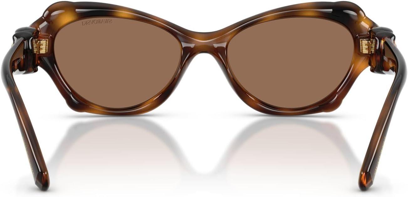 imageSwarovski Womens Sk6050 SunglassesHavanaDark Brown
