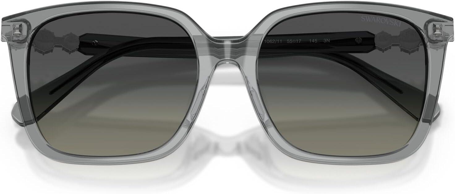 imageSwarovski Womens Sk6053d SunglassesTransparent GreyGradient Grey