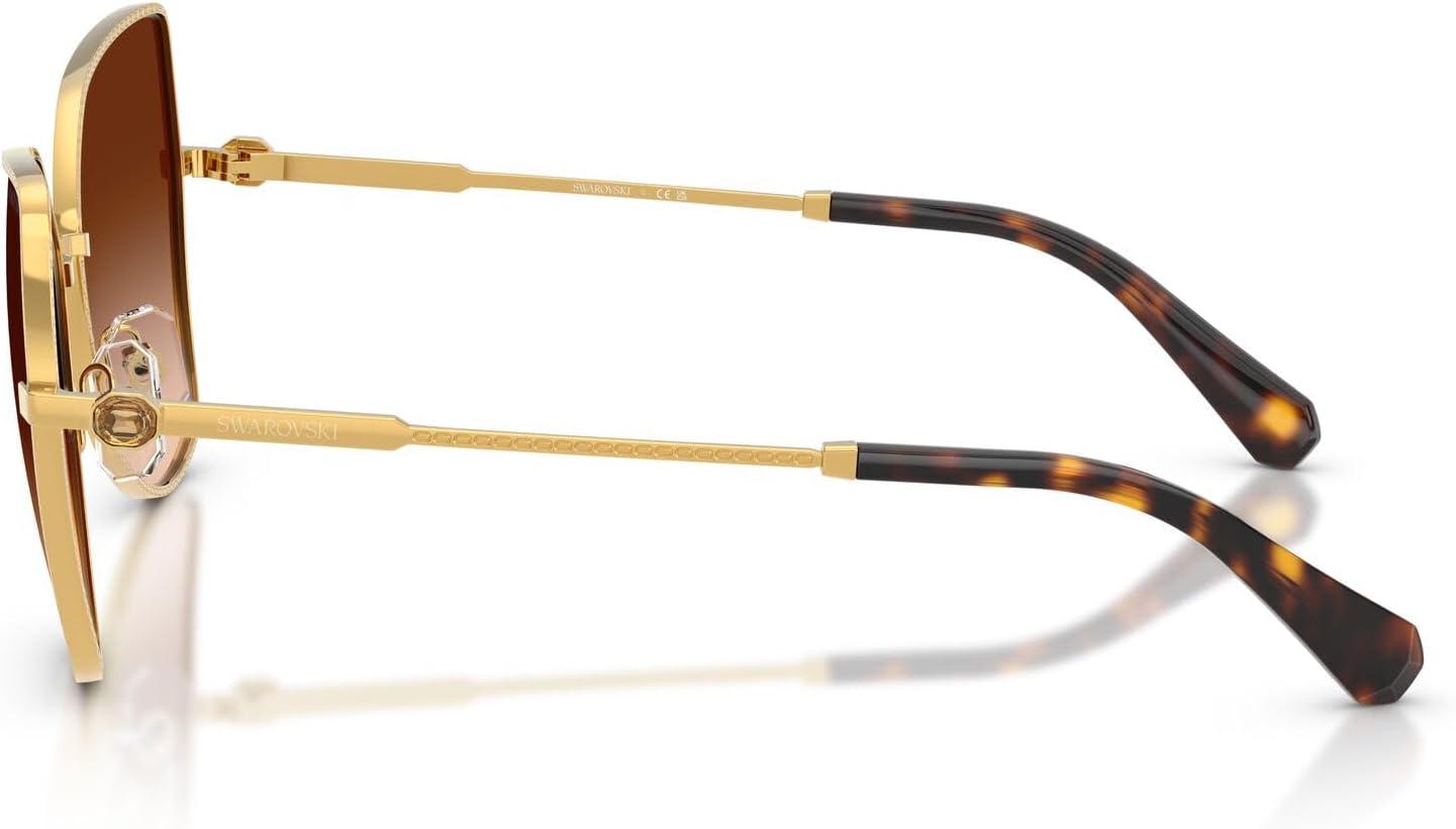 imageSwarovski womens Sk7037Dark GoldGradient Brown