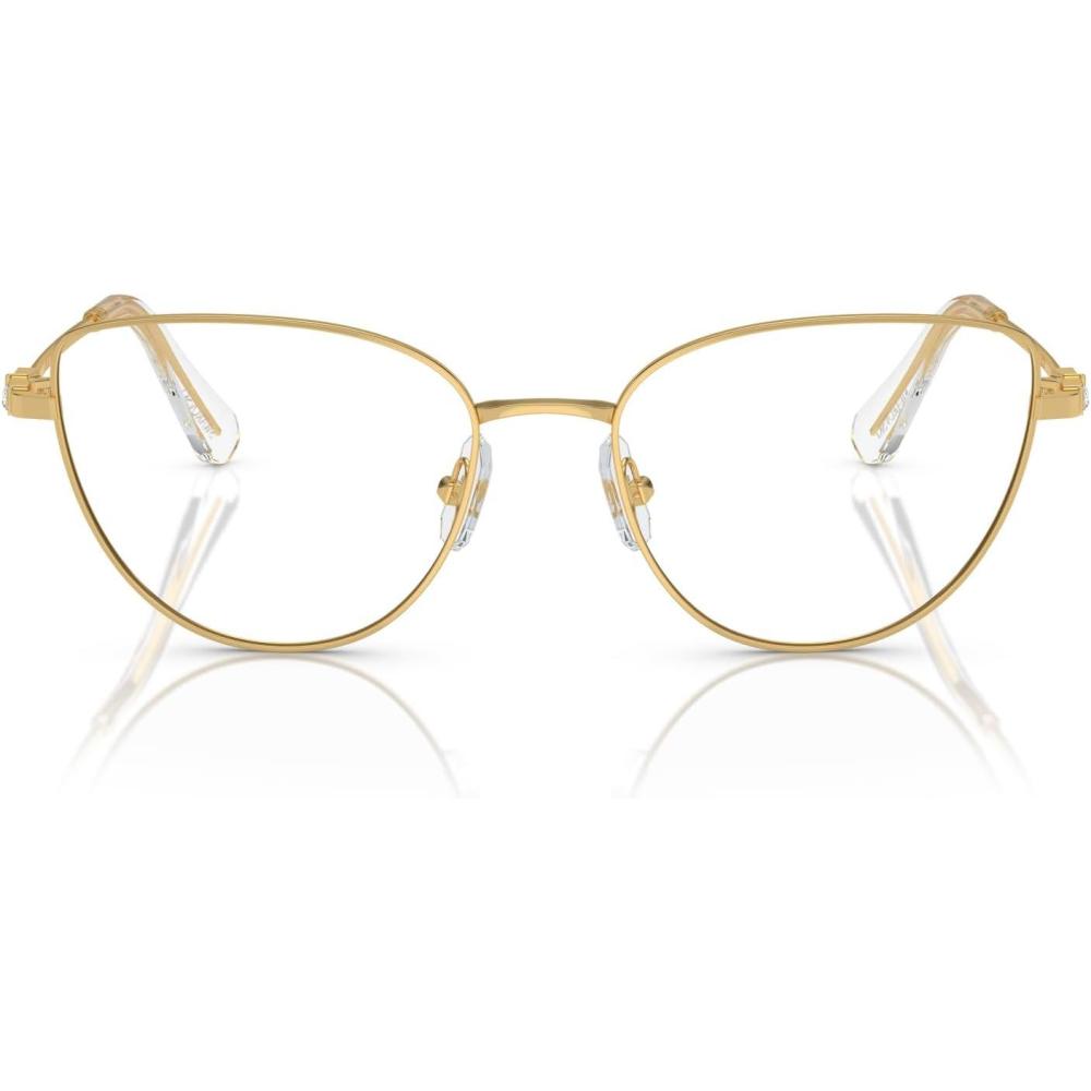 imageSwarovski Womens Sk1007 Cat Eye Prescription Eyewear FramesGoldDemo Lens