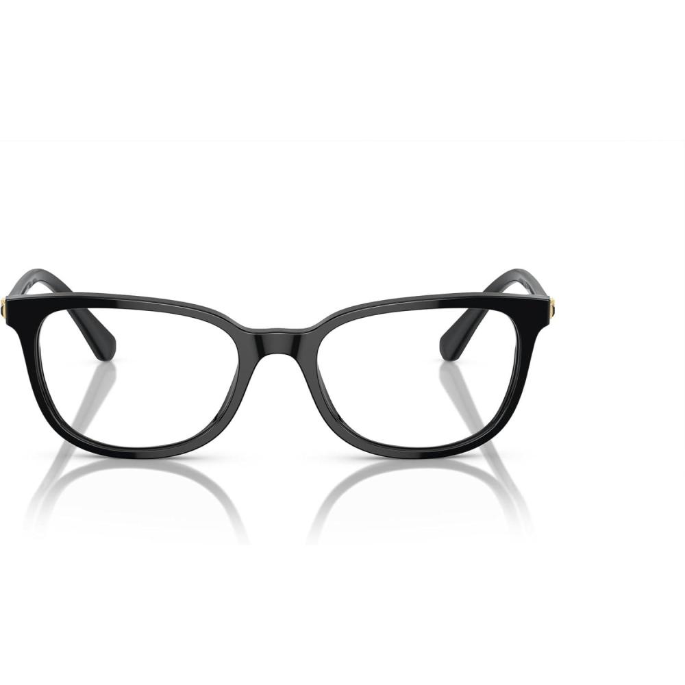 imageSwarovski Womens Sk2003 Rectangular Prescription Eyewear FramesBlackDemo Lens