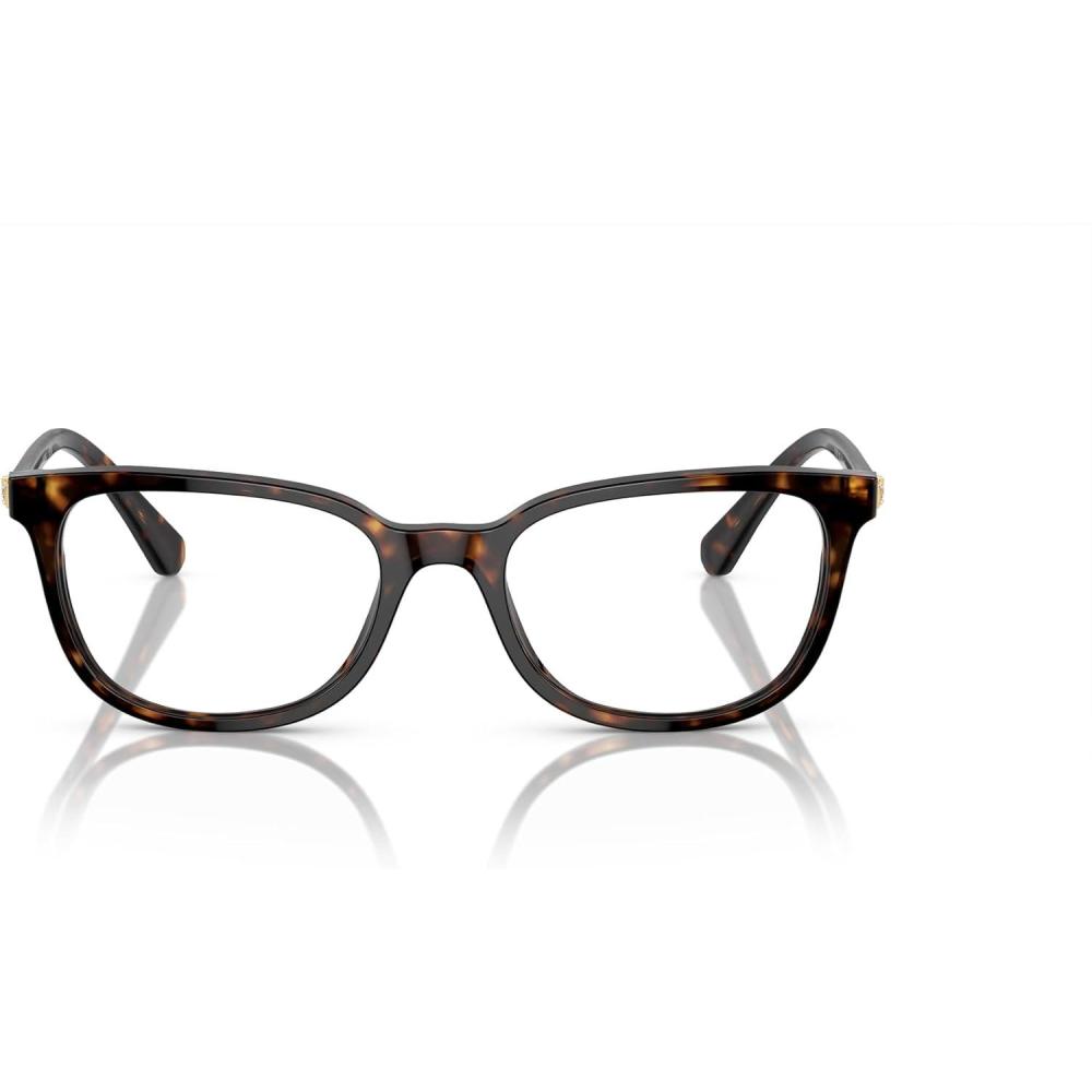 imageSwarovski Womens Sk2003 Rectangular Prescription Eyewear FramesHavanaDemo Lens