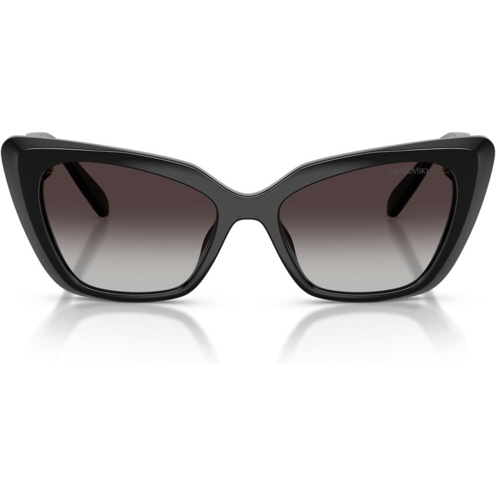 imageSwarovski Womens Sk6047 SunglassesBlackGrey Gradient