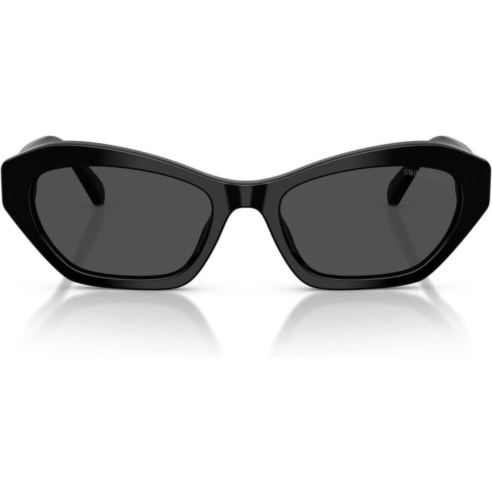 imageSwarovski Womens Sk6048 SunglassesBlackDark Grey