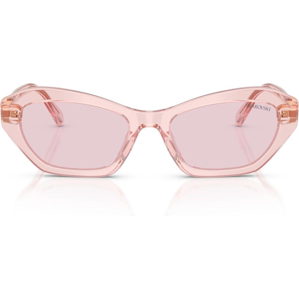 imageSwarovski Womens Sk6048 SunglassesTransparent PinkPink Transition