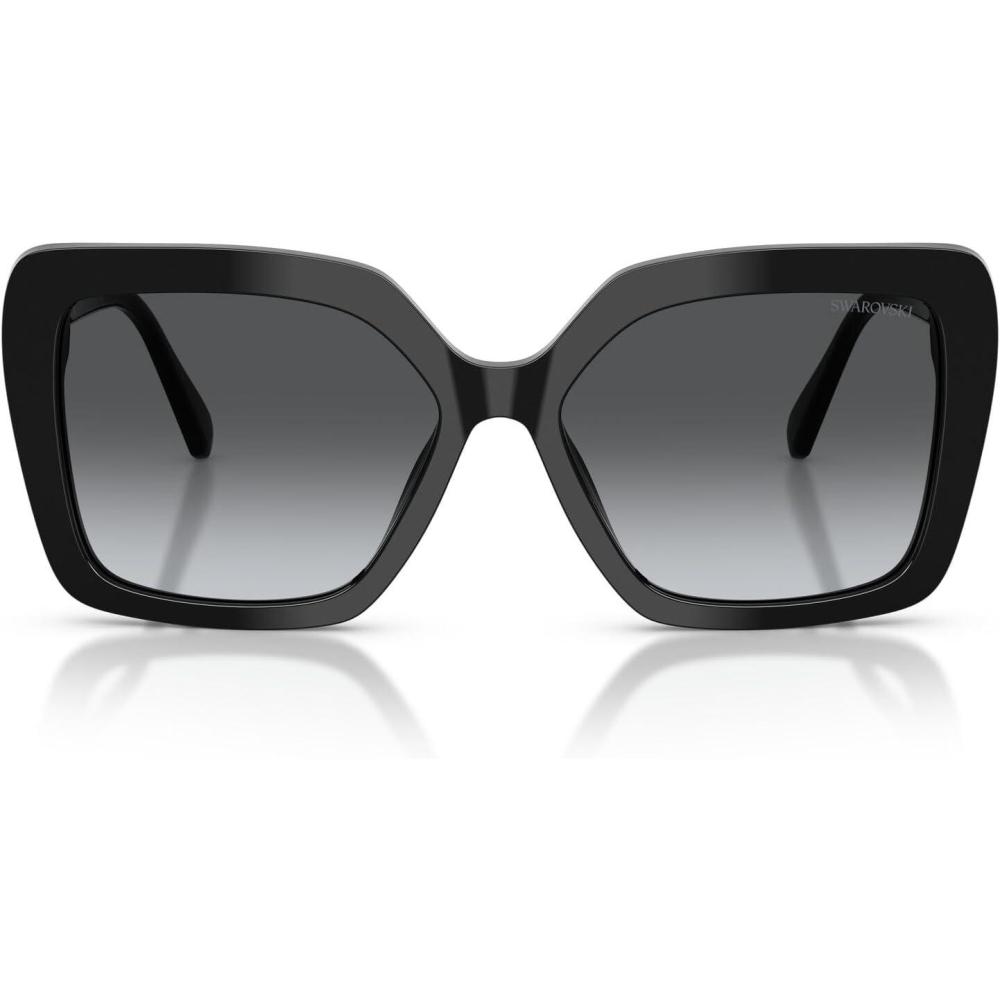 imageSwarovski Womens Sk6049 SunglassesBlackGradient Grey Polarized