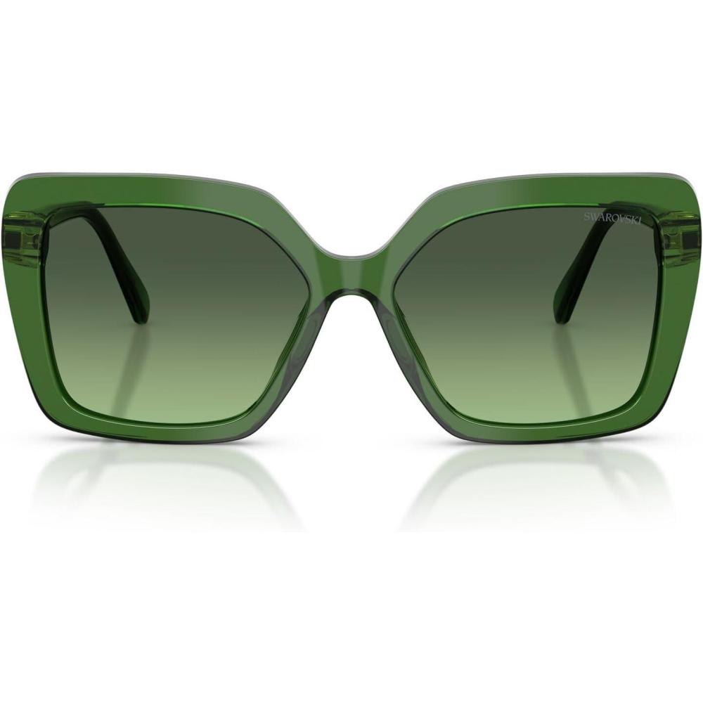 imageSwarovski Womens Sk6049 SunglassesMilky GreenGradient Green