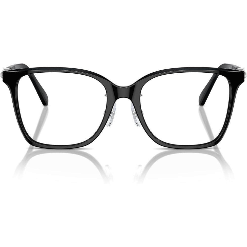 imageSwarovski womens Sk2026d Square Prescription Eyewear FramesBlackDemo Lens