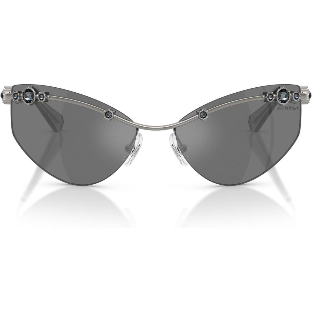imageSwarovski womens Sk7039GunmetalGrey Mirrored Black