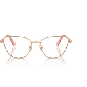 Swarovski Women’s Sk1007 Cat Eye Prescription Eyewear Frames(Rose Gold/Demo Lens)