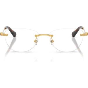 Swarovski Women’s Sk1035d Oval Prescription Eyewear Frames(Dark Gold/Demo Lens)