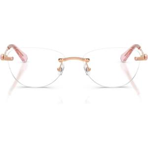Swarovski Women’s Sk1035d Oval Prescription Eyewear Frames(Rose Gold/Demo Lens)