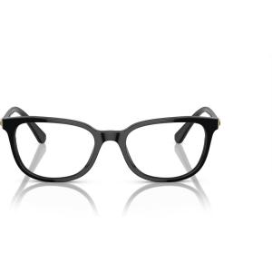 Swarovski Women’s Sk2003 Rectangular Prescription Eyewear Frames(Black/Demo Lens)