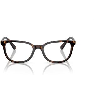 Swarovski Women’s Sk2003 Rectangular Prescription Eyewear Frames(Havana/Demo Lens)