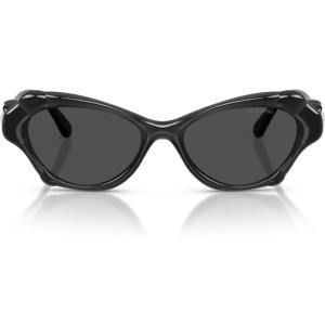 Swarovski Women’s Sk6050 Sunglasses(Dark Grey/Dark Grey)