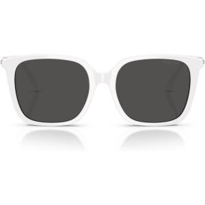 Swarovski Women’s Sk6053d Sunglasses(White/Dark Grey)