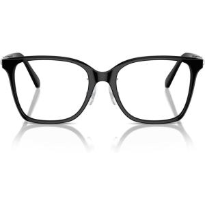 Swarovski womens Sk2026d Square Prescription Eyewear Frames(Black/Demo Lens)