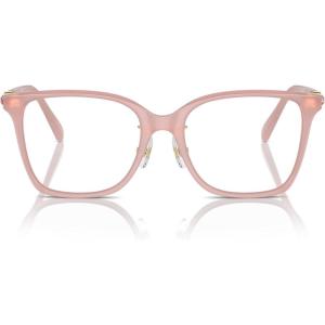 Swarovski womens Sk2026d Square Prescription Eyewear Frames(Milky Pink/Demo Lens)