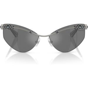 Swarovski womens Sk7039(Gunmetal/Grey Mirrored Black)