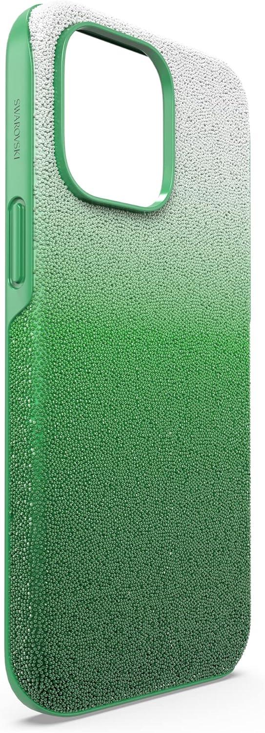 imageSwarovski High Phone Case for iPhone 14 Pro with Green Crystals in Ombre Effect Part of The High CollectionGreen
