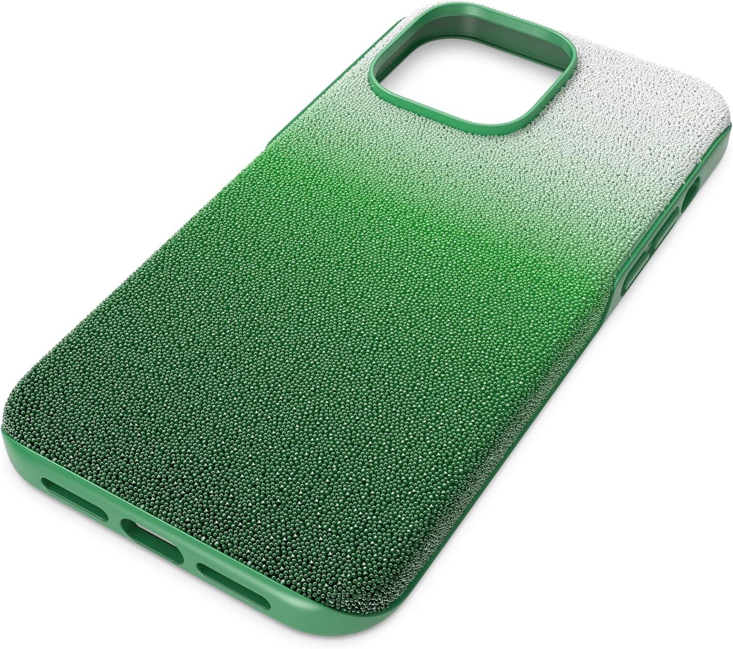 imageSwarovski High Phone Case for iPhone 14 Pro with Green Crystals in Ombre Effect Part of The High CollectionGreen