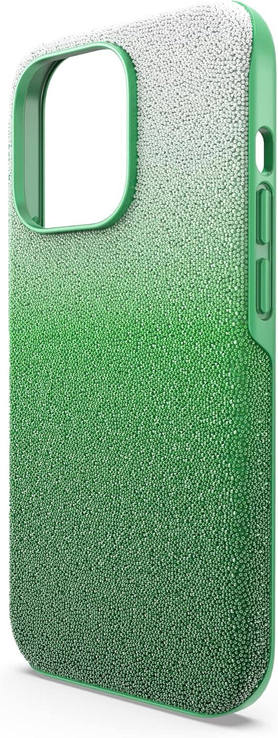 imageSwarovski High Phone Case for iPhone 14 Pro with Green Crystals in Ombre Effect Part of The High CollectionGreen
