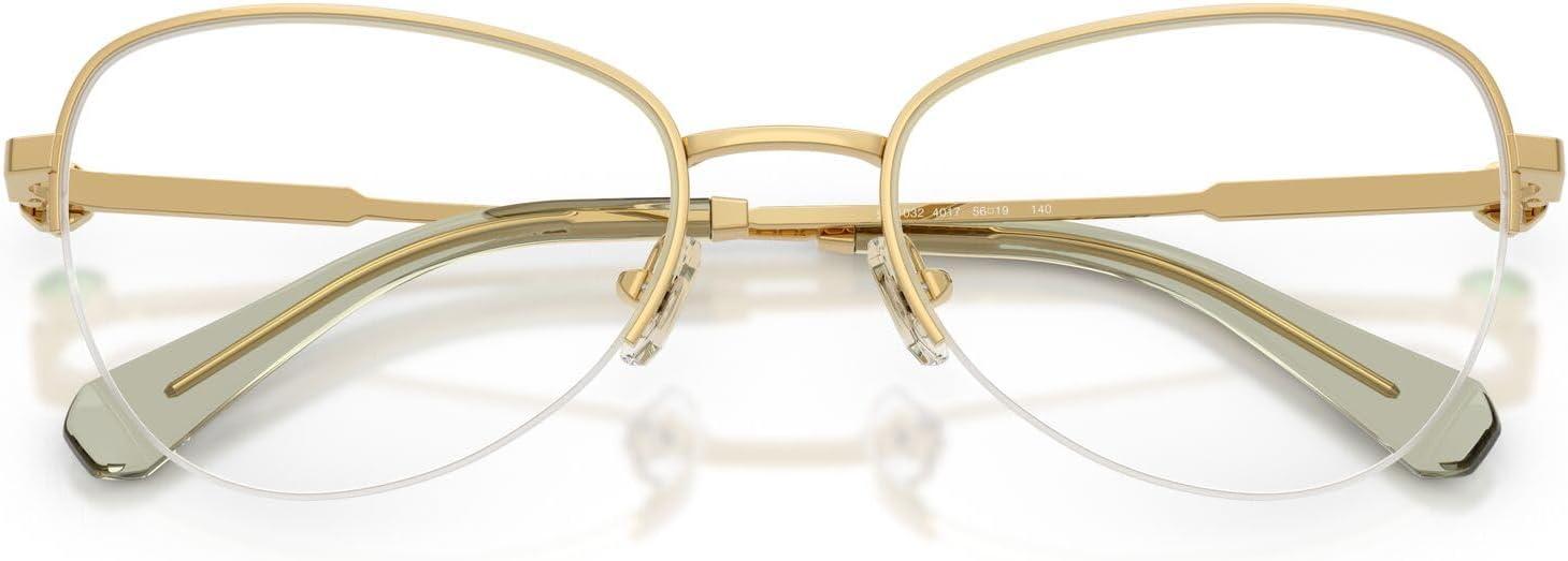 imageSwarovski Womens Sk1032 Oval Prescription Eyewear FramesGoldDemo Lens