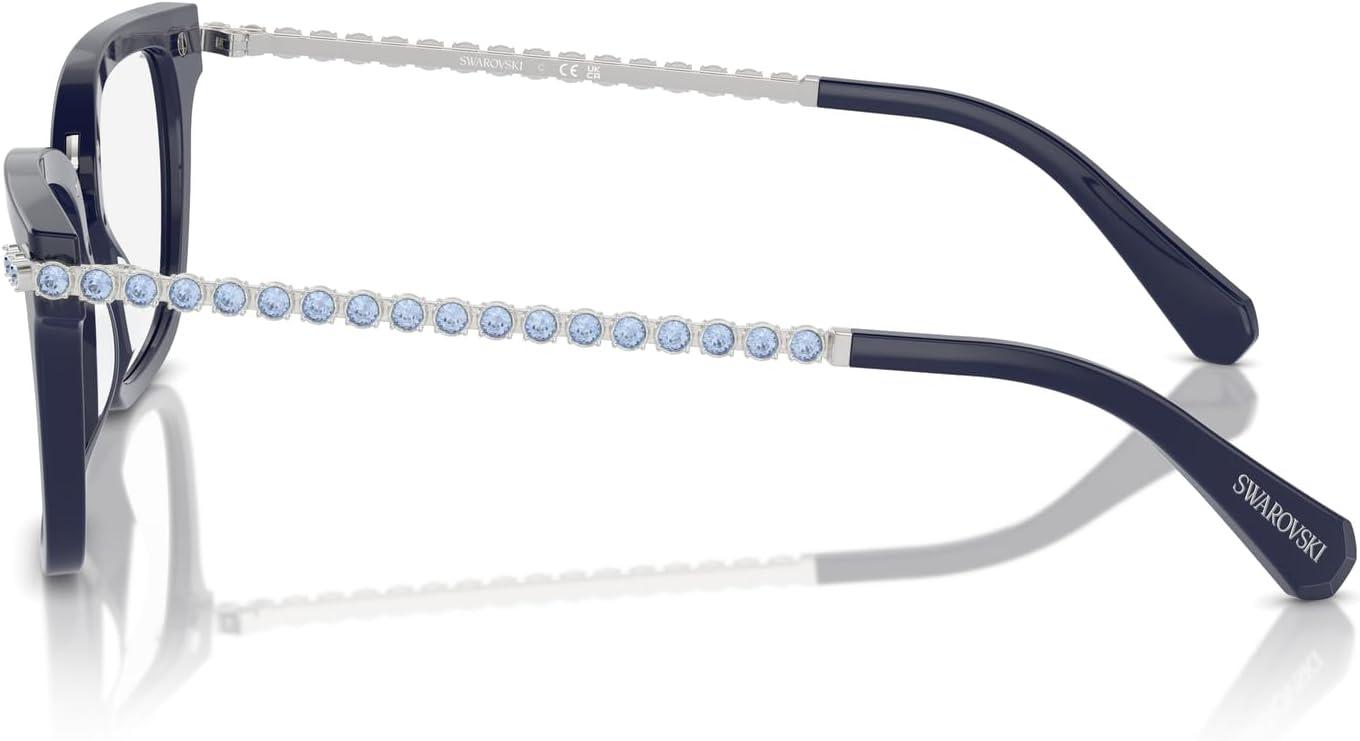 imageSwarovski Womens Sk2018 Square Prescription Eyewear FramesBlueDemo Lens