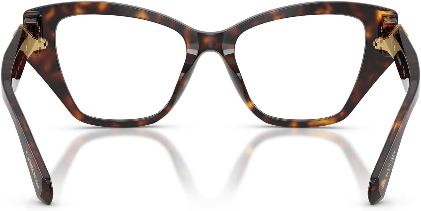 imageSwarovski Womens Sk2050u Universal Fit Cat Eye Prescription Eyewear FramesHavanaDemo Lens