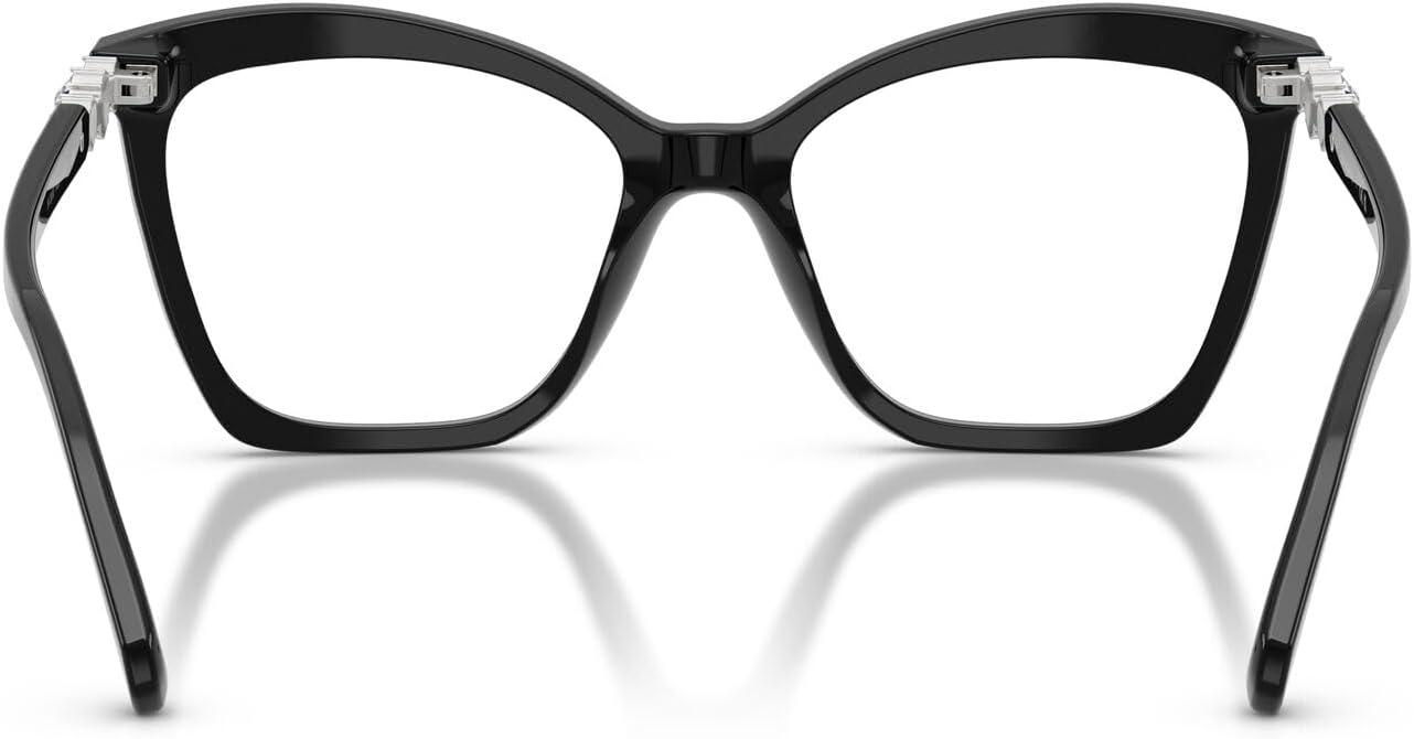 imageSwarovski womens Sk2053 Cat Eye Prescription Eyewear FramesBlackDemo Lens