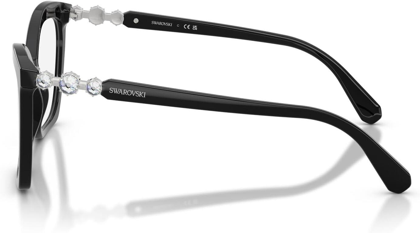 imageSwarovski womens Sk2053 Cat Eye Prescription Eyewear FramesBlackDemo Lens