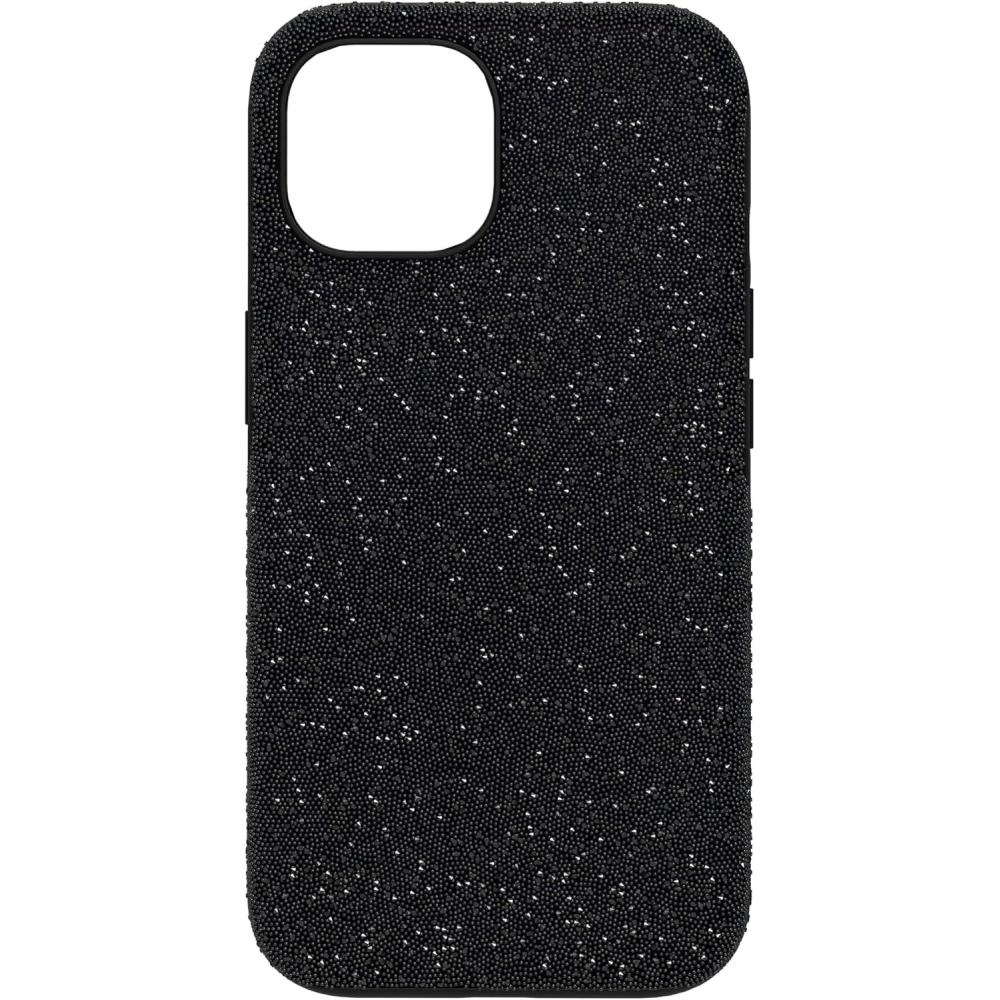 imageSwarovski High Smartphone Case for iPhone 15 Pro Max SilverTone Crystals Part of The High CollectionBlack