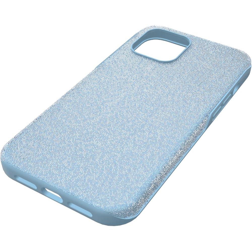 imageSwarovski High Smartphone Case for iPhone 15 Pro Max SilverTone Crystals Part of The High CollectionBlue Crystals