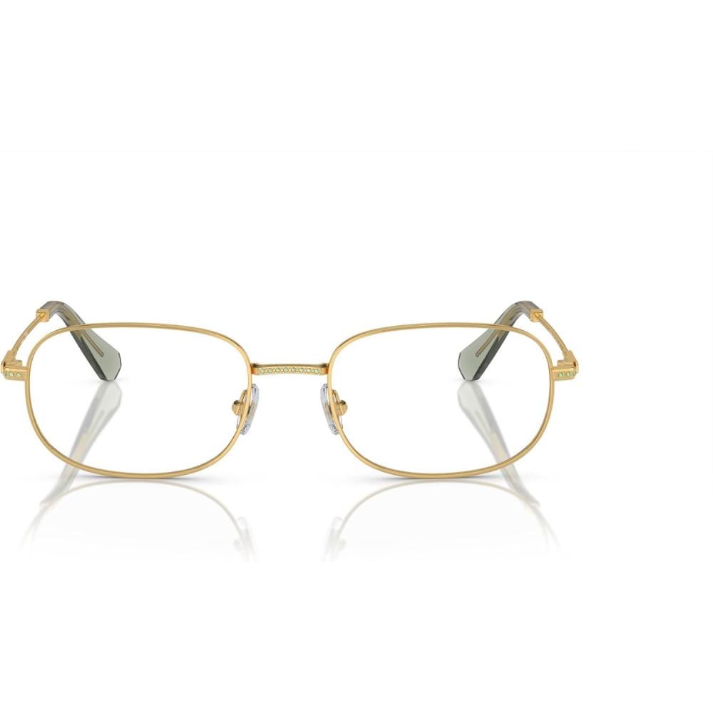 imageSwarovski Womens Sk1005 Rectangular Prescription Eyewear FramesGoldDemo Lens