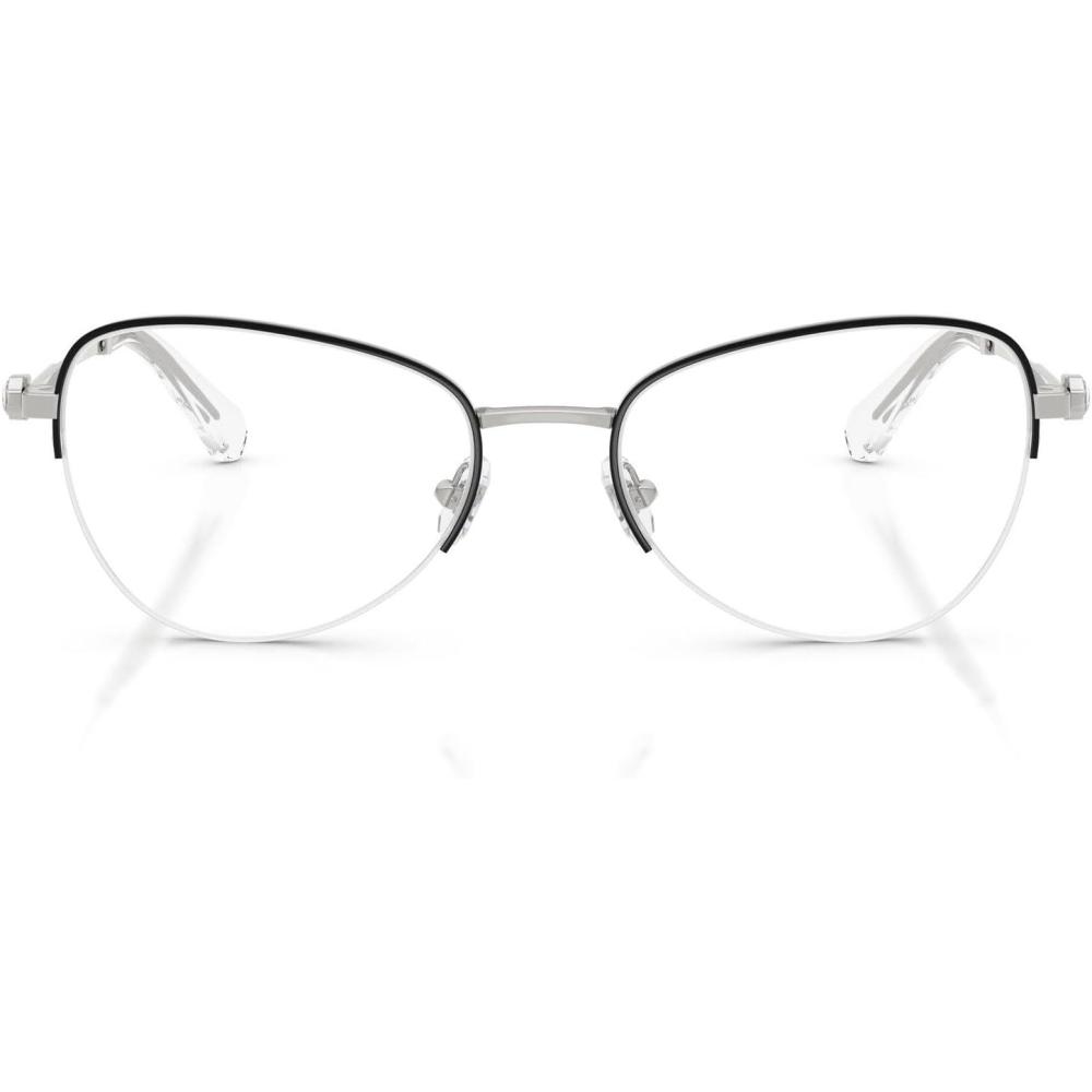 imageSwarovski Womens Sk1032 Oval Prescription Eyewear FramesBlackDemo Lens