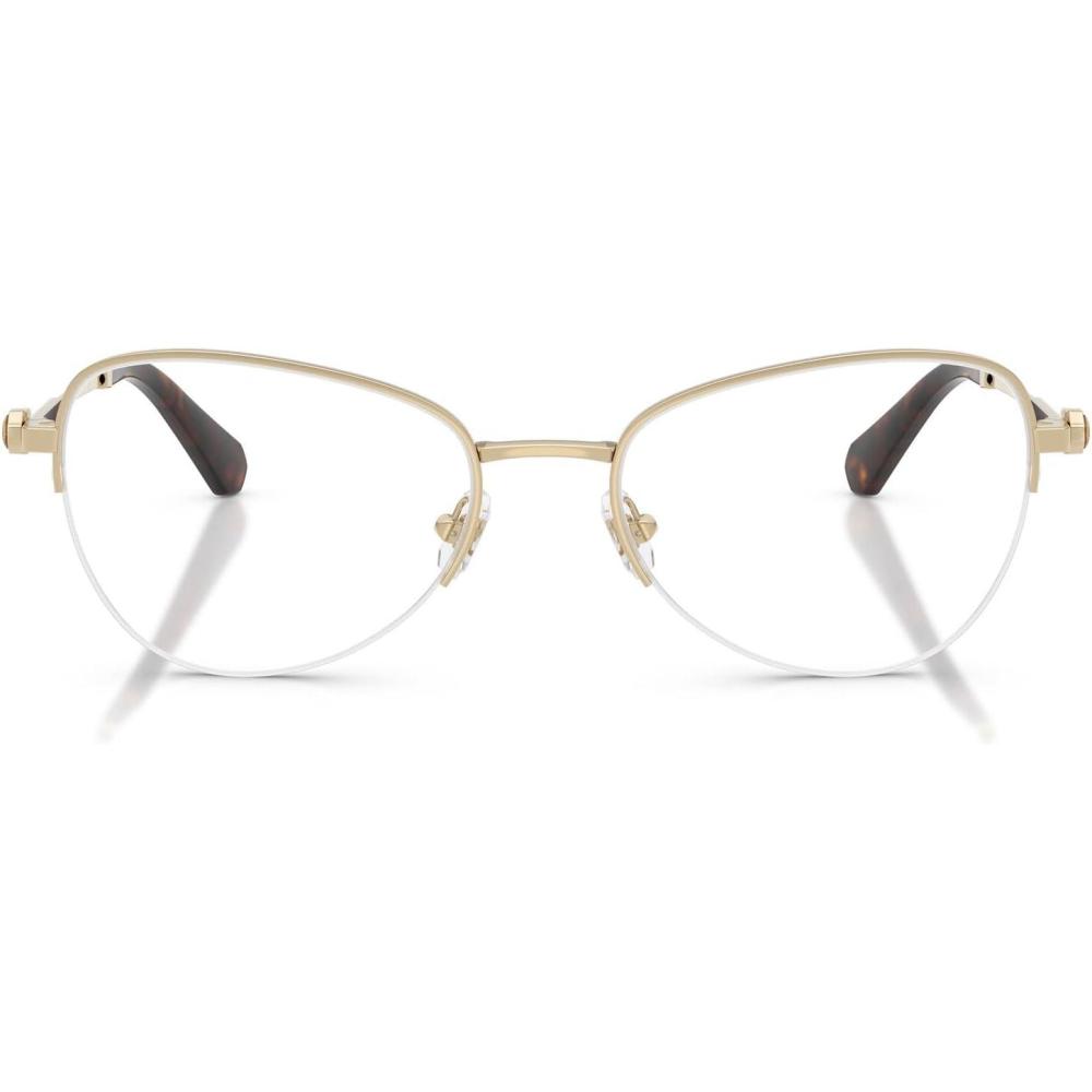 imageSwarovski Womens Sk1032 Oval Prescription Eyewear FramesPale GoldDemo Lens