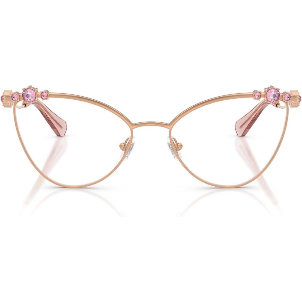 imageSwarovski Womens Sk1033 Cat Eye Prescription Eyewear FramesRose GoldDemo Lens