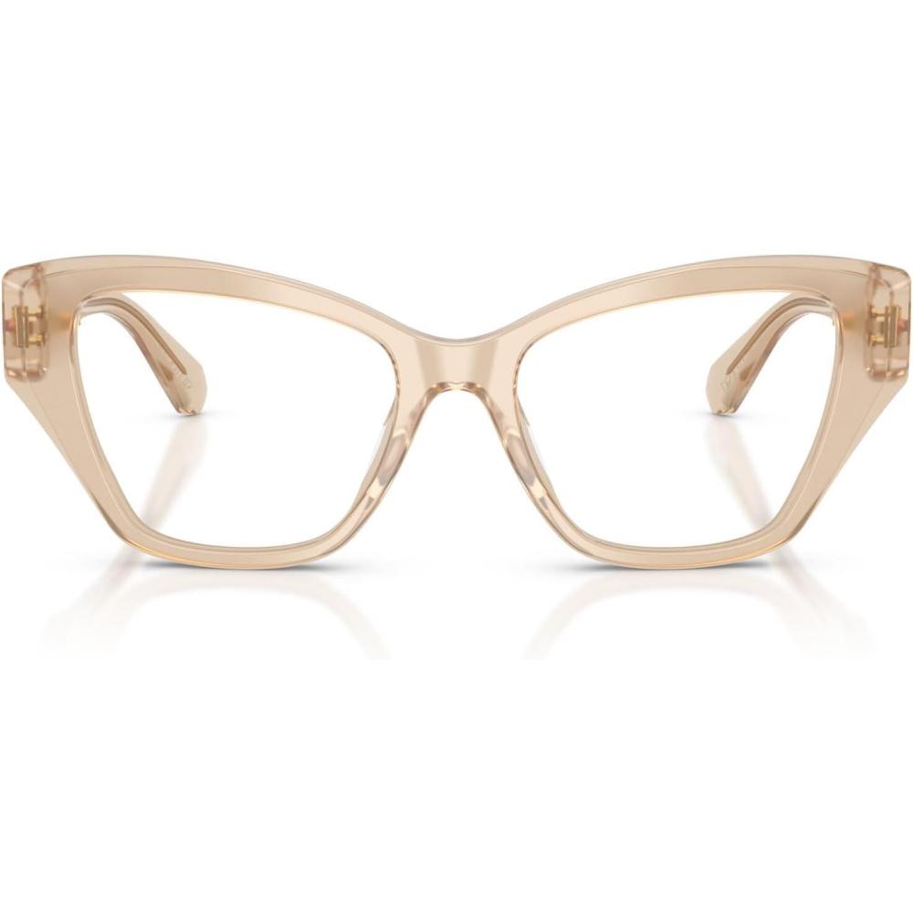 imageSwarovski Womens Sk2050u Universal Fit Cat Eye Prescription Eyewear FramesMilky BeigeDemo Lens