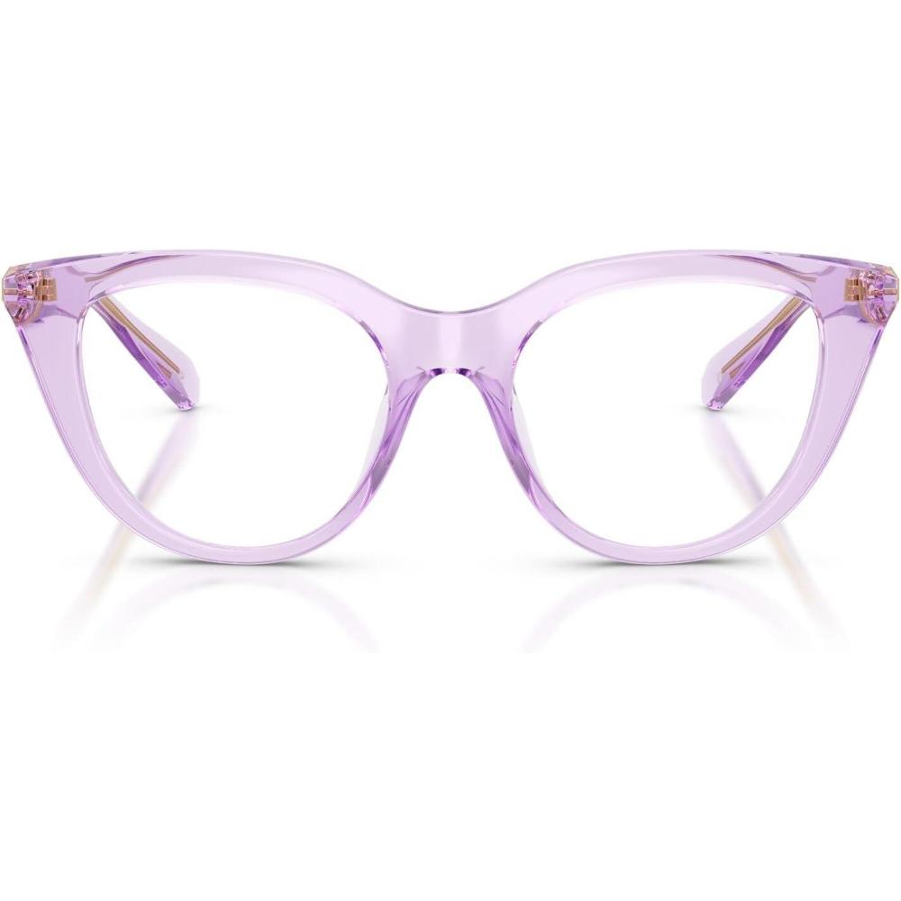 imageSwarovski Womens Sk2052 Cat Eye Prescription Eyewear FramesTransparent LilacDemo Lens
