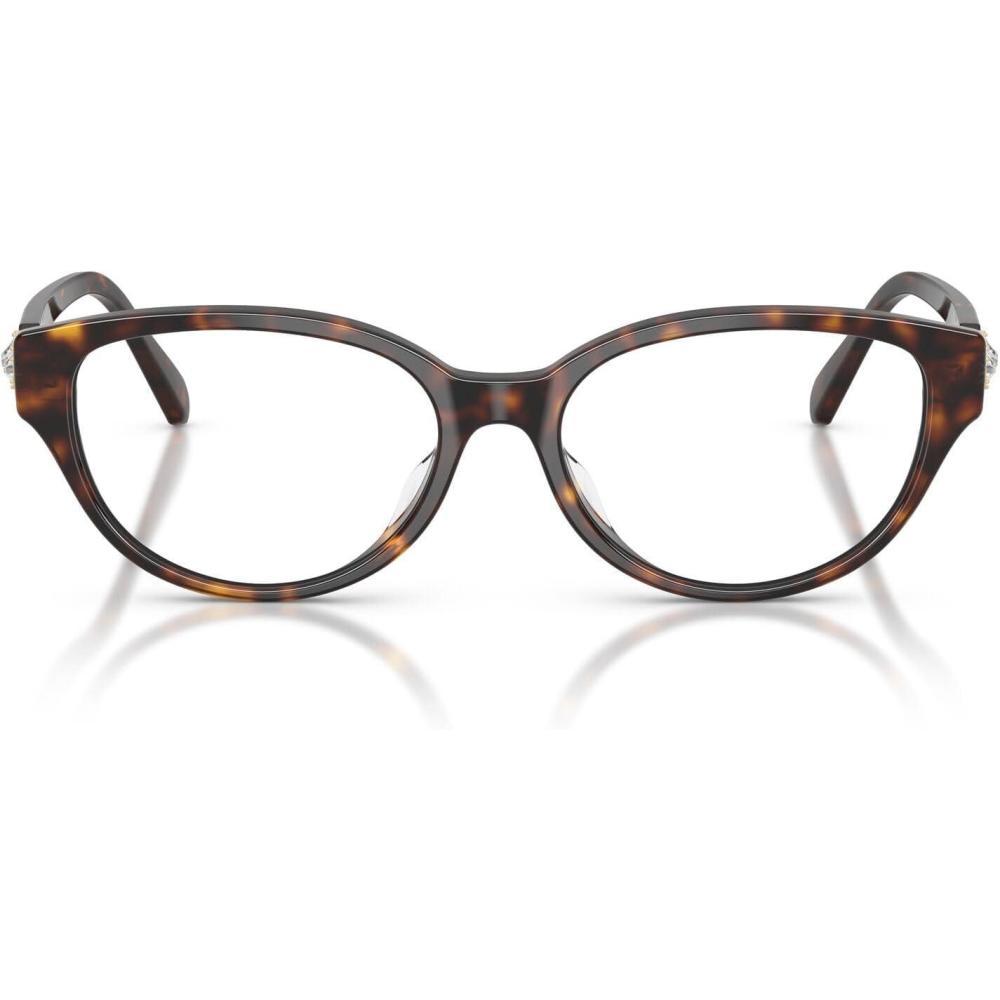 imageSwarovski Womens Sk2058d Round Prescription Eyewear FramesHavanaDemo Lens