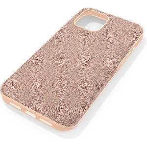 Swarovski High Smartphone Case for iPhone 15 Pro Max, Silver-Tone Crystals, Part of The High Collection(Rose Gold Tone)