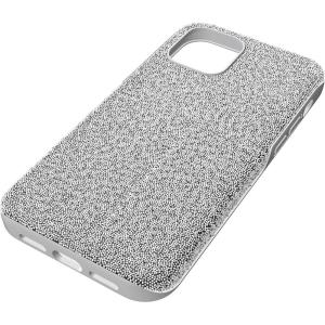 Swarovski High Smartphone Case for iPhone 15 Pro Max, Silver-Tone Crystals, Part of The High Collection(Silver Crystals)