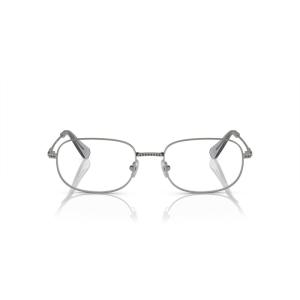 Swarovski Women’s Sk1005 Rectangular Prescription Eyewear Frames(Gunmetal/Demo Lens)